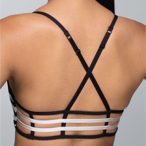 LULULEMON Hot Spell Striped Bra NWT 1297 - Picture 6 of 8